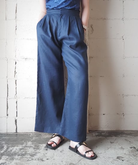 TED BAKER Linen Wide Leg Pants NV