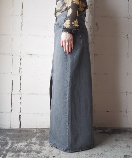 Levi's PREMIUM Deep Slit Denim Skirt GR