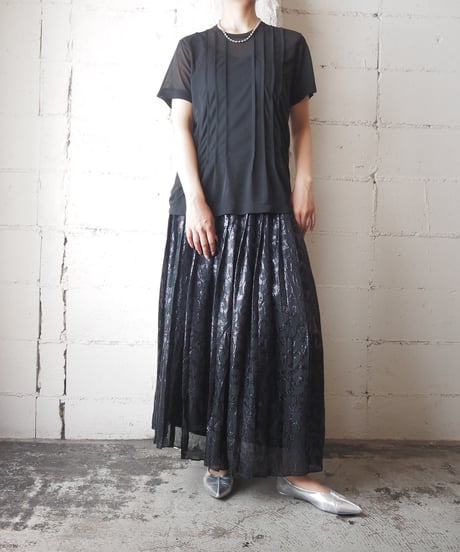 tricot COMME des GARCONS S/S Sheer Tops BK
