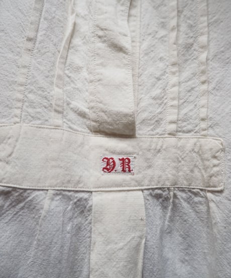 1930~40's Pleated Bosom Long Shirt IV