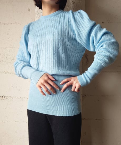 Long Rib Cable Sweater LBL
