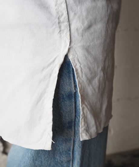 1960-70's French Navy Sailor Shirt WH NV