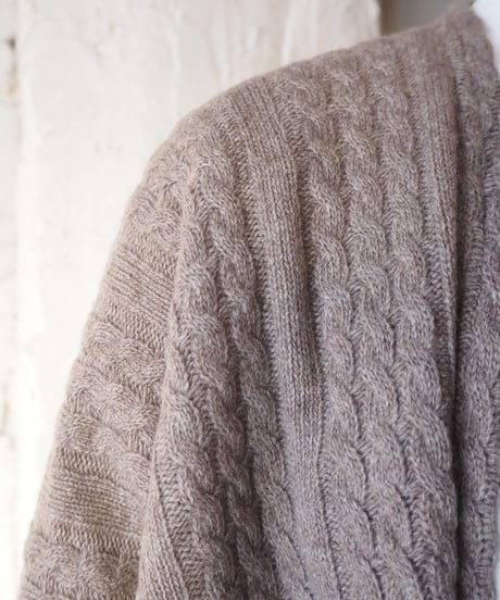 Cable Knit Cape Cardigan BE
