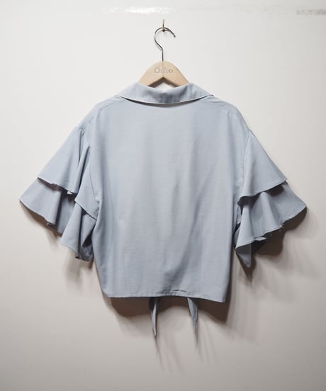 Tiered Flared Sleeve Blouse GR