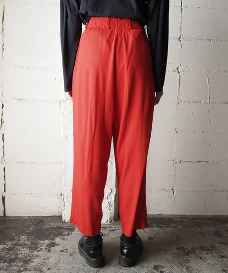 Wide Tuck Pants RE