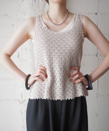 Crochet Sleeveless Knit BE