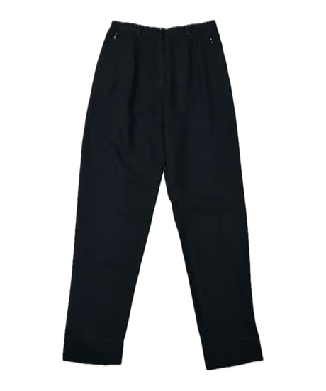 Italy Zip Pockets Pants BK