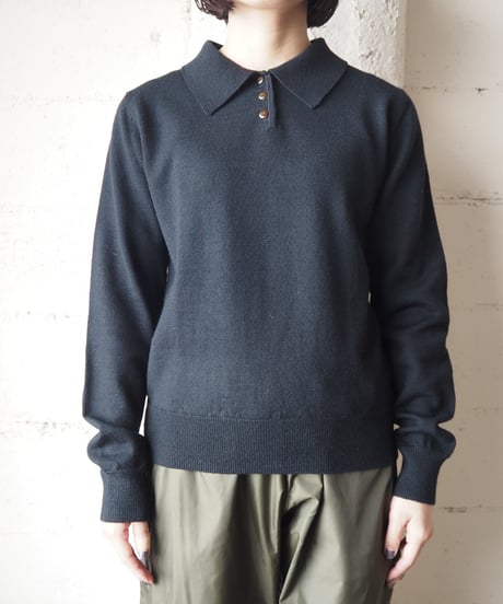 Basic Polo Knit BK