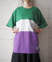 RUSSEL Tricolor Tee GNWHPUR