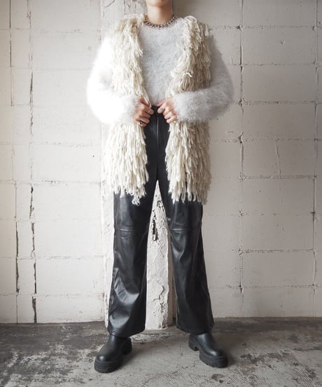 Fringe Knit Vest WH