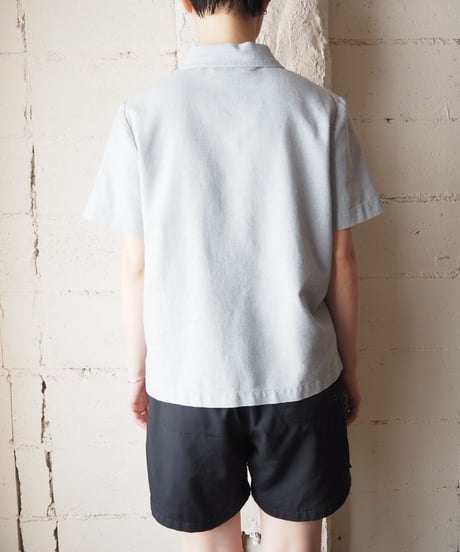 SAG HARBOR Linen×Cotton Shirt LGR
