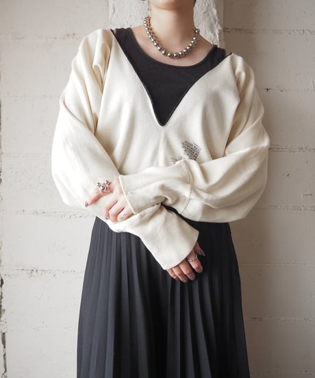 Remake 1950’s US ARMY Under Pants Stitch Tops IVBK
