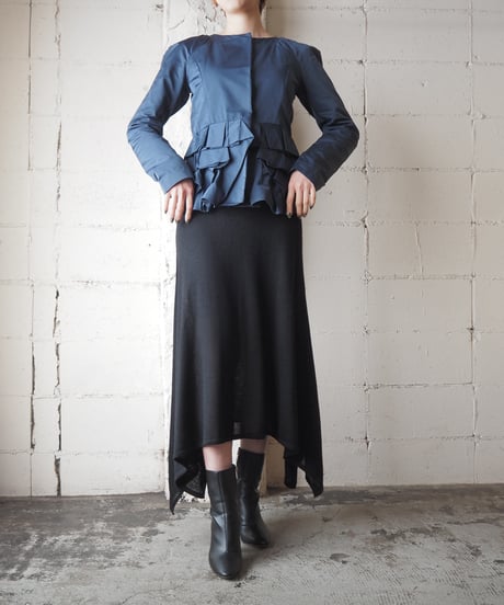 MARNI Hem Frill Design Jacket NV