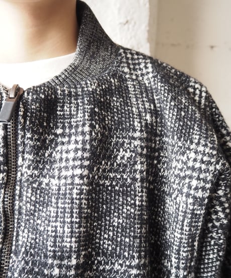 Tweed MA-1 Jacket BKWH