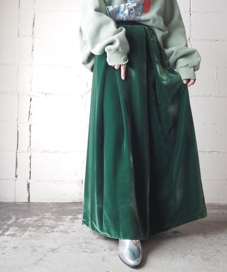 Velvet Flared Skirt GN