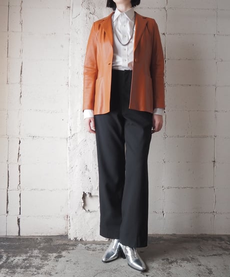 LOEWE Lamb Leather Tailored Jacket OR