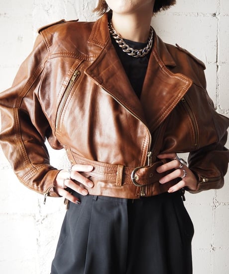 Side Lace Up Short Leather Riders BR