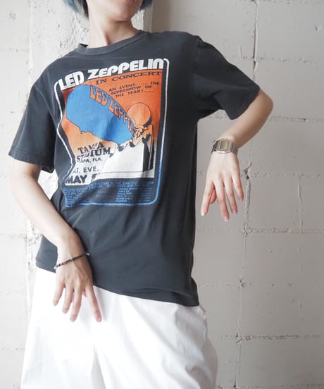 LED ZEPPELIN Concert Tee BK