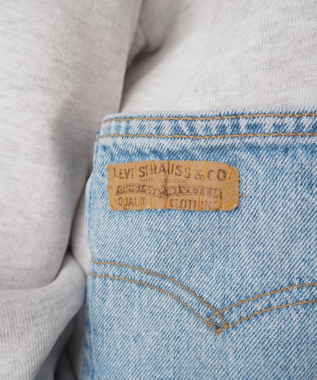 1990's JERZEES Remake Denim Docking Sweat LGR