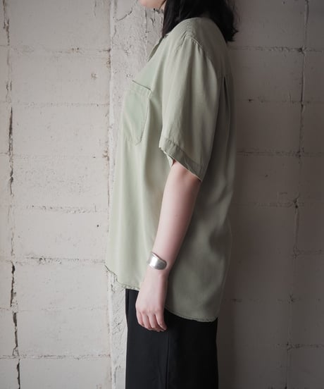 KAVU Open Collar Short Sleeve Shirt YGN