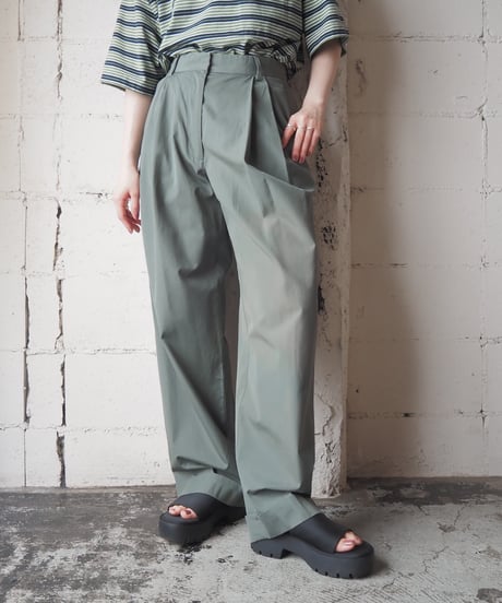 DRIES VAN NOTEN Two Tuck Wide Slacks Pants KA
