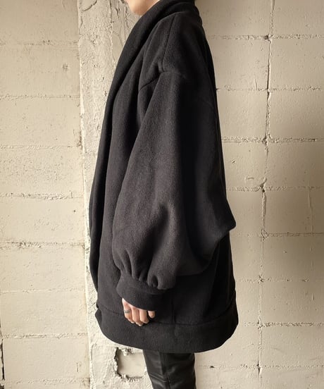Volume Sleeve Shawl Collar Jacket BK