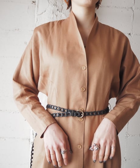 Shawl Collar Dolman Sleeve Dress CM