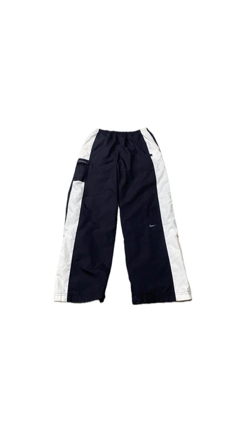 NIKE Side Zip Line Wide Pants BKWH | Orfeo