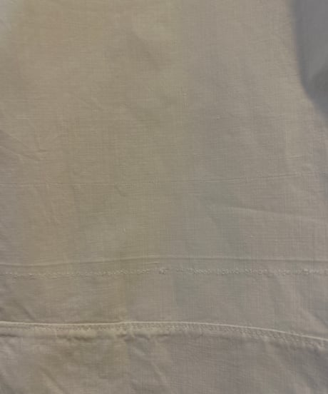 1920-30's Euro Cutwork Pintuck Long Sleeve Cotton Blouse WH