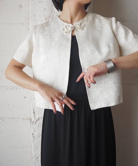 Shadow Pattern Short Sleeve China Jacket IV