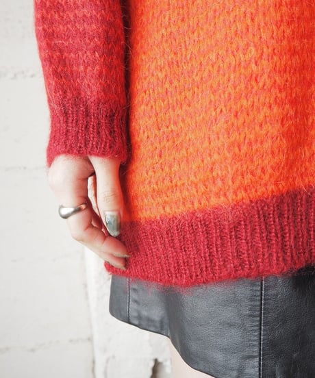 Panel Pattern Mohair Knit PIORBR