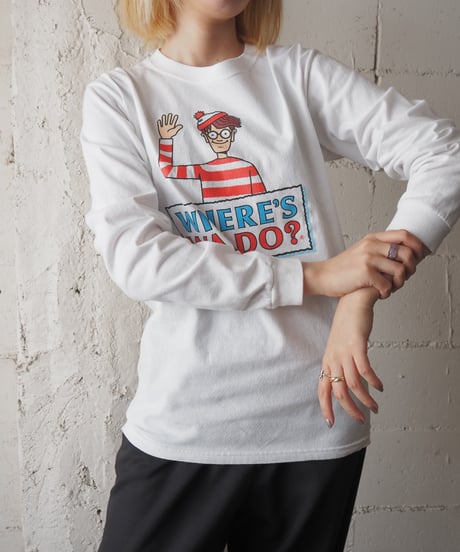 WHERE'S WALDO? L/S Tee WH