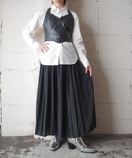 Pleats Easy Skirt BK