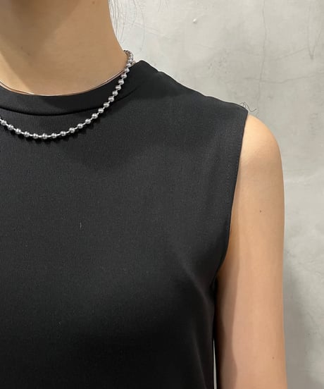 Sleeveless Cutsewn Dress BK