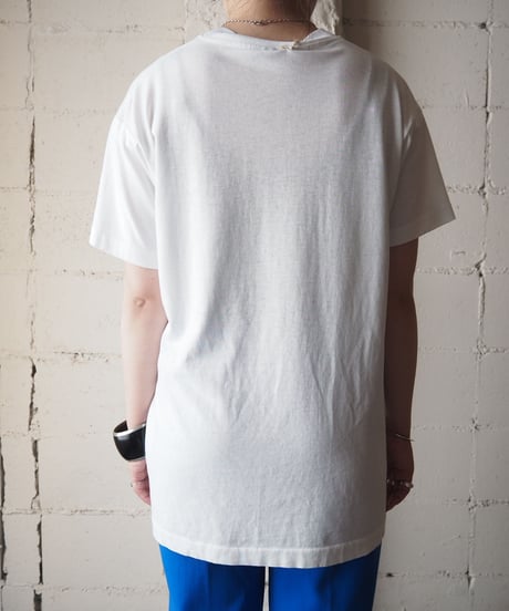 Cat Print Tee WH