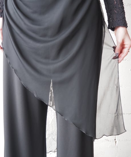 Layered Design Camisole Jumpsuit BK