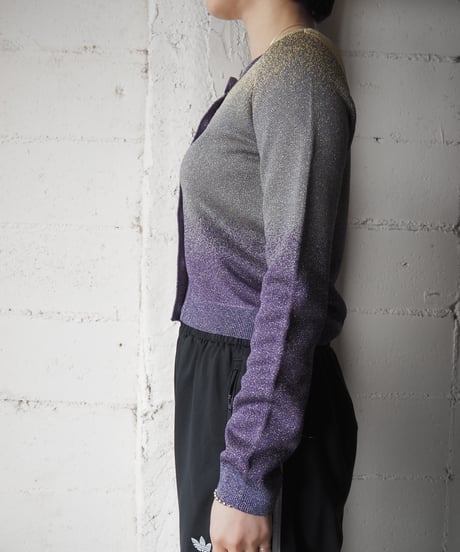 PAULE KA Crew Neck Cardigan PUR YE