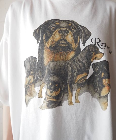Dog Print Tee WH