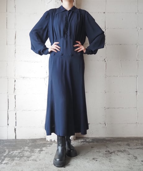 Vintage Many Button Shirt Dress NV