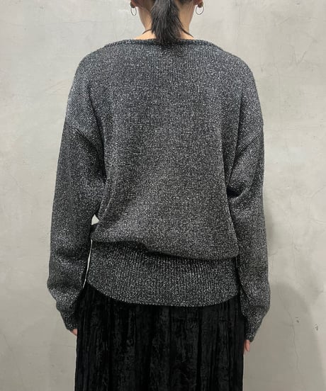 Lame Mix Crewneck Knit SV