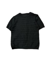 Short Sleeve Poly Knit BK