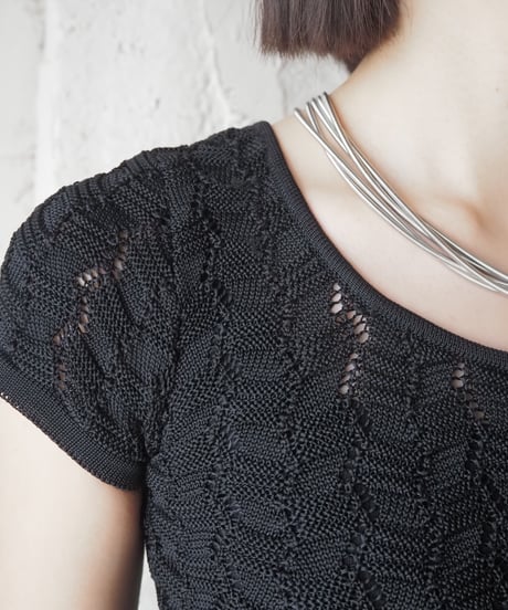 Crochet Short Sleeve Knit