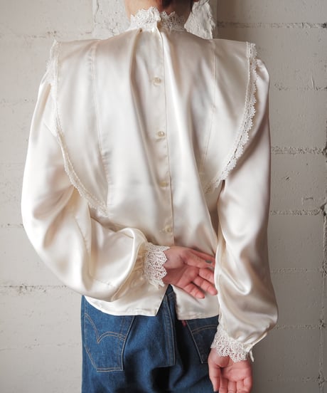 Front Lace Frill Design Blouse IV