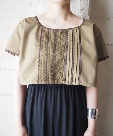 Tyrolean Cutwork Lace Blouse KA