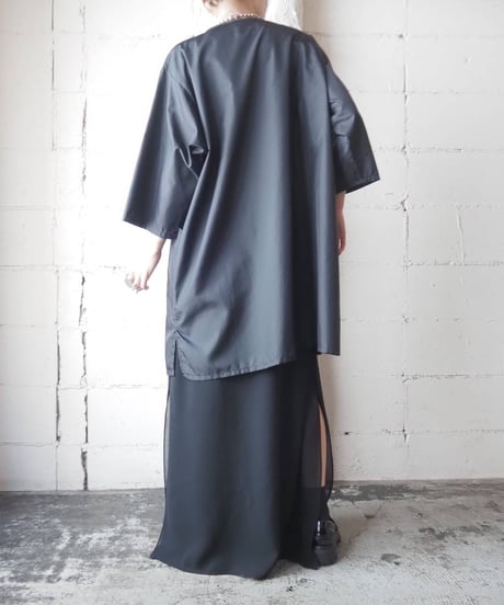 andre Collarless Coat BK