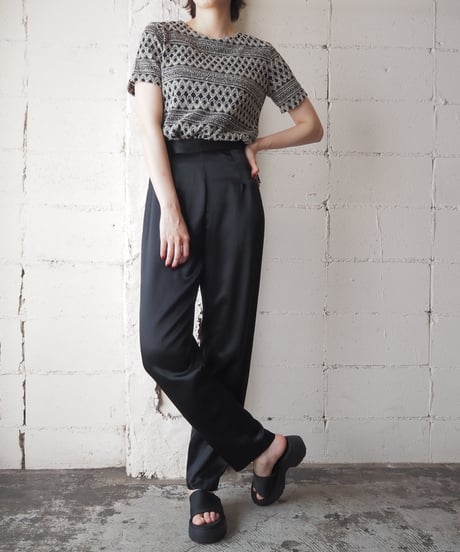 Sheer × Pattern Cutsewn BKBE