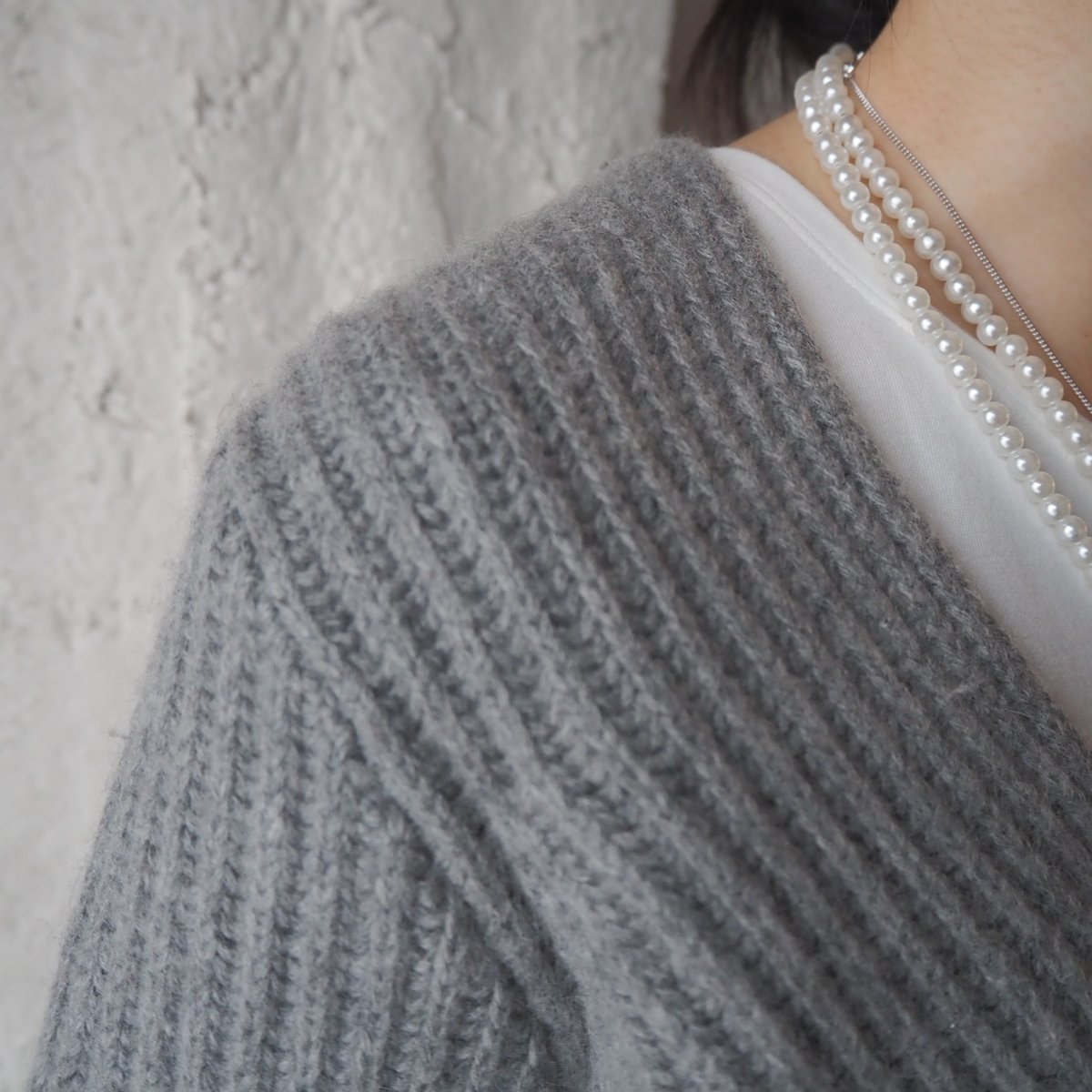 Acne Studios デボラ ニット DEBORAH L RIB Acne Studios DEBORAH L RIB PAW15 Knit GR | Orfeo