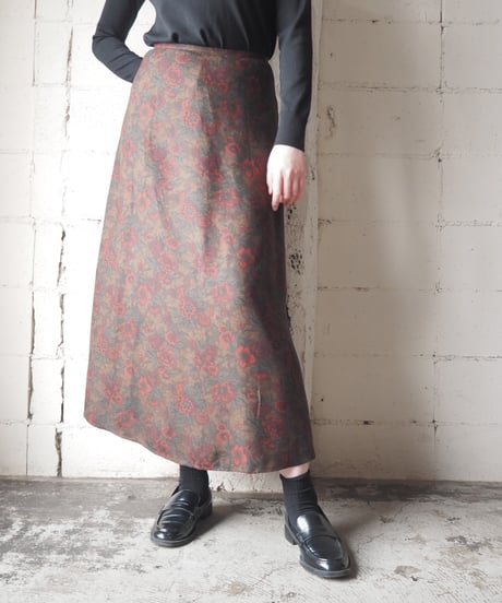 LAUREN Ralph Lauren Silk Floral Skirt BRREKA