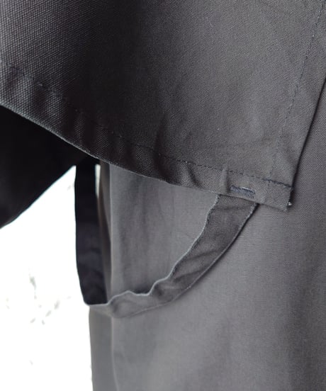 Removable Cape Collar Duster Coat BK