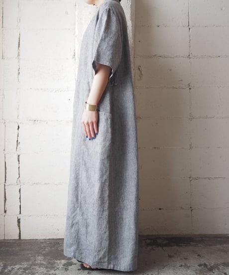 Linen S/S Shirt Dress GR